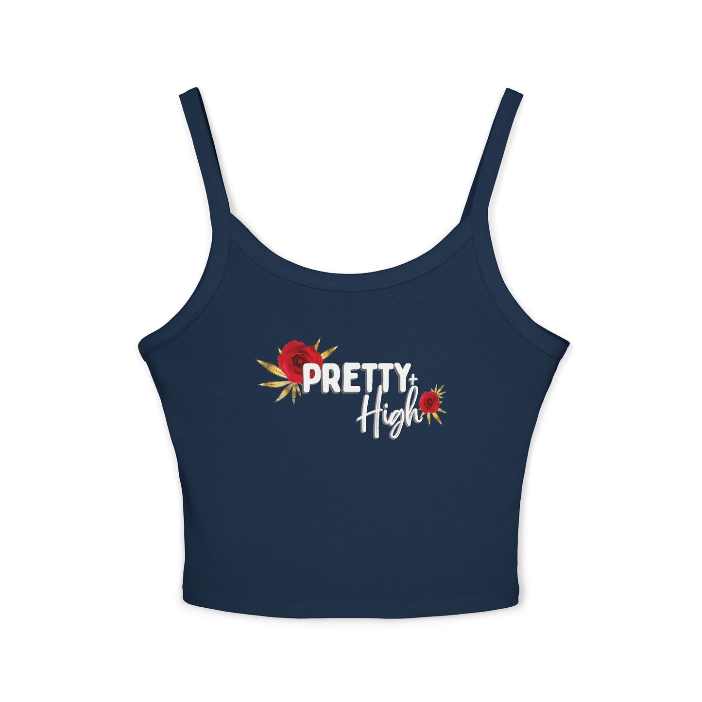 Pretty & High Floral Women's Spaghetti Strap Tank Top