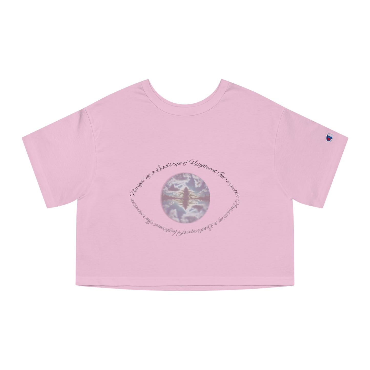 Champion Women's Heritage Cropped T-Shirt with Eye Design