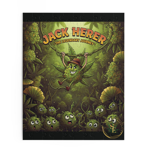 Jack Herer Puzzle - 120, 252, 500-Piece | Fun Cannabis-Themed Jigsaw