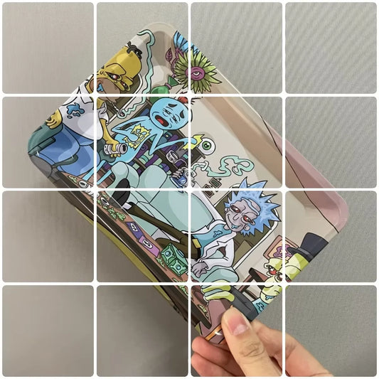 Metal Smoking Rolling Tray Approx. 7in x 4.7in