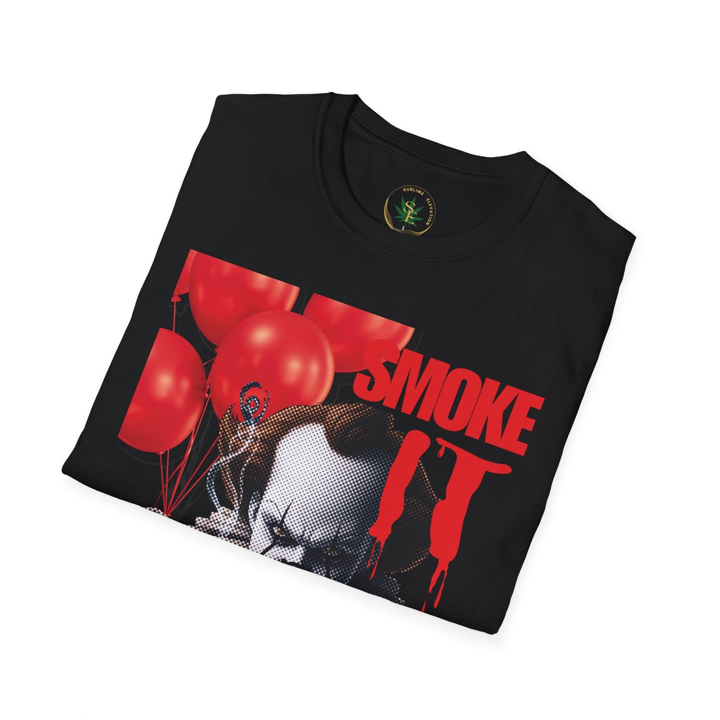 Smoke It Creepy Clown Graphic Tee