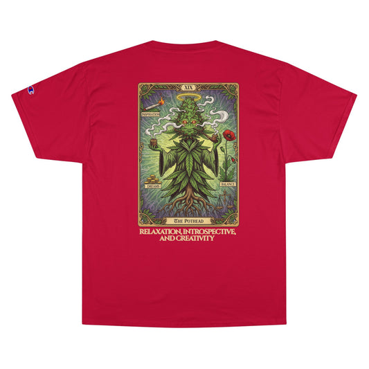 Pothead Tarot Champion T-Shirt, Vintage Art Tee, Gift for Nature Lovers, Festival Fashion, Bohemian Style
