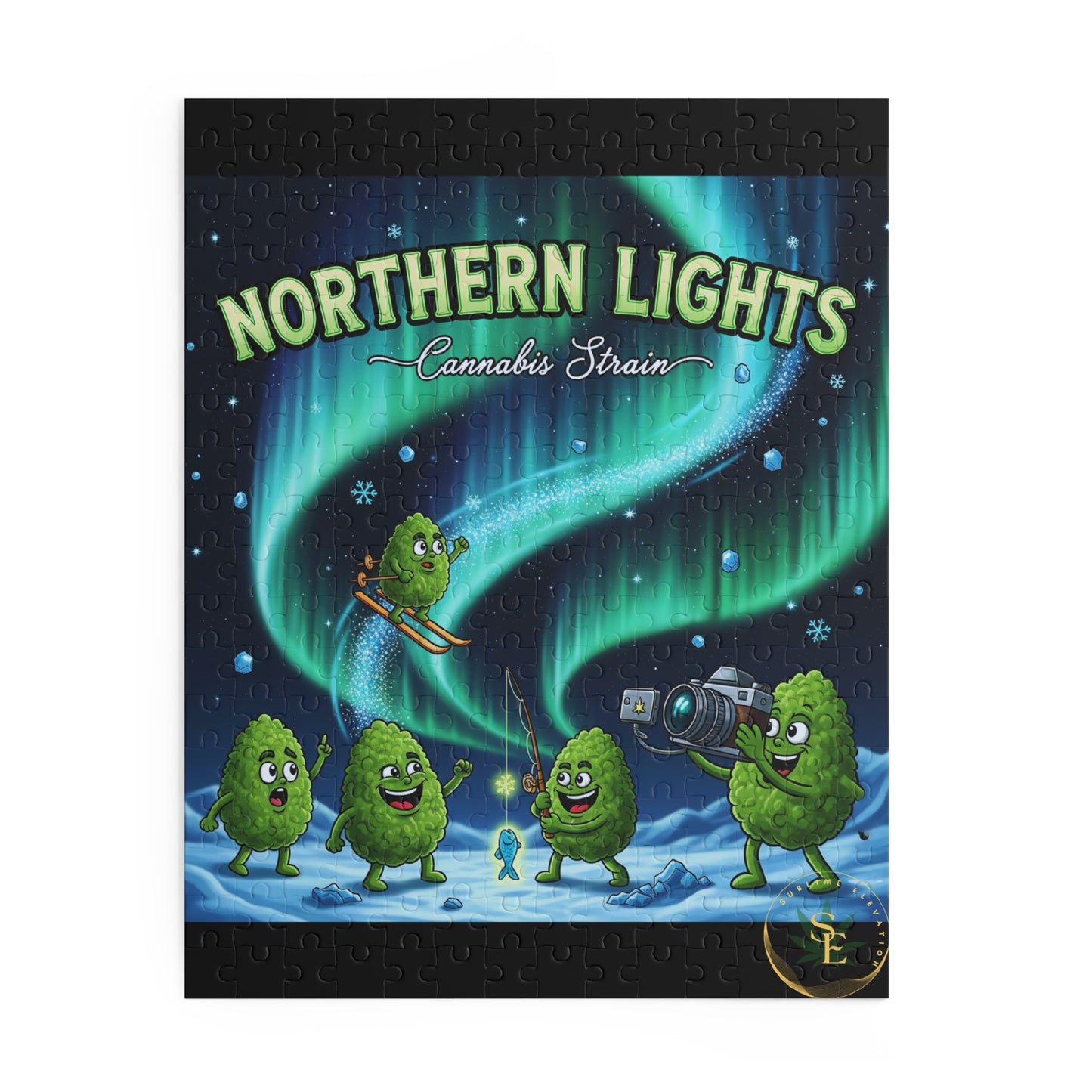 Northern Lights Cannabis Strain Puzzle | 120, 252, 500-Piece