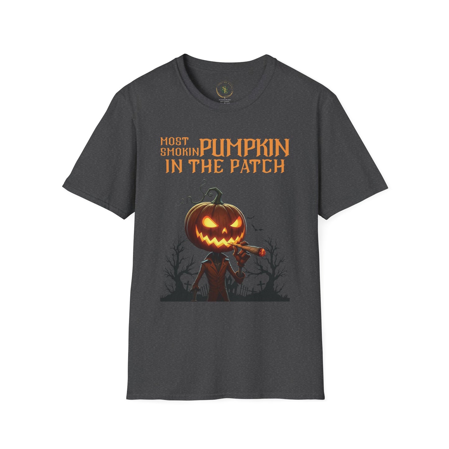 "Most Smokin Pumkin in the Patch" Funny Halloween Tee