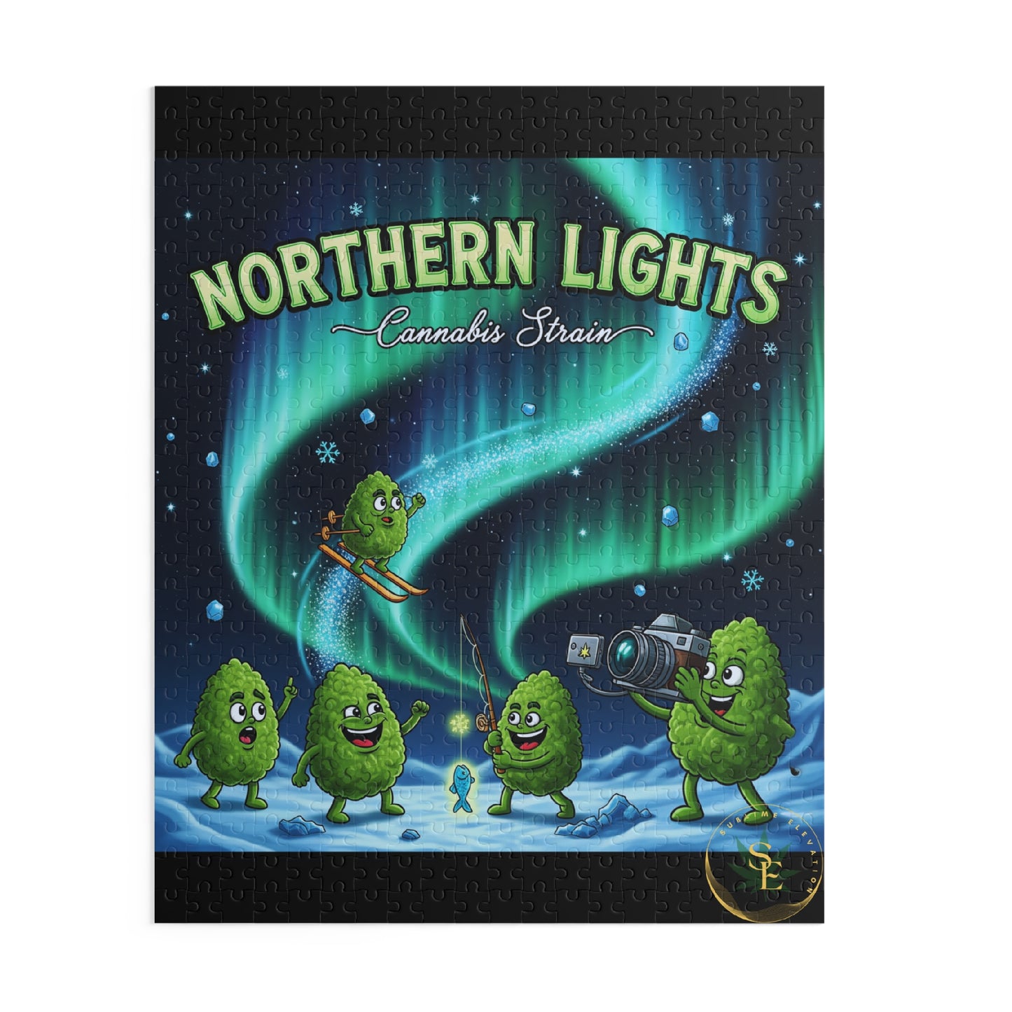 Northern Lights Cannabis Strain Puzzle | 120, 252, 500-Piece
