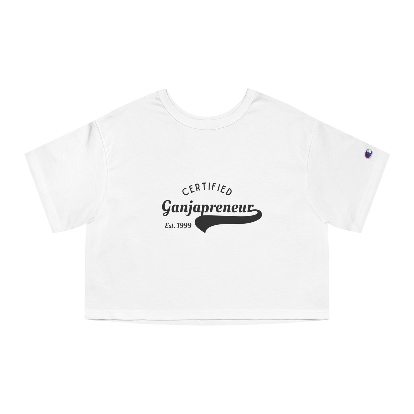 Certified Ganjapreneur Cropped T-Shirt