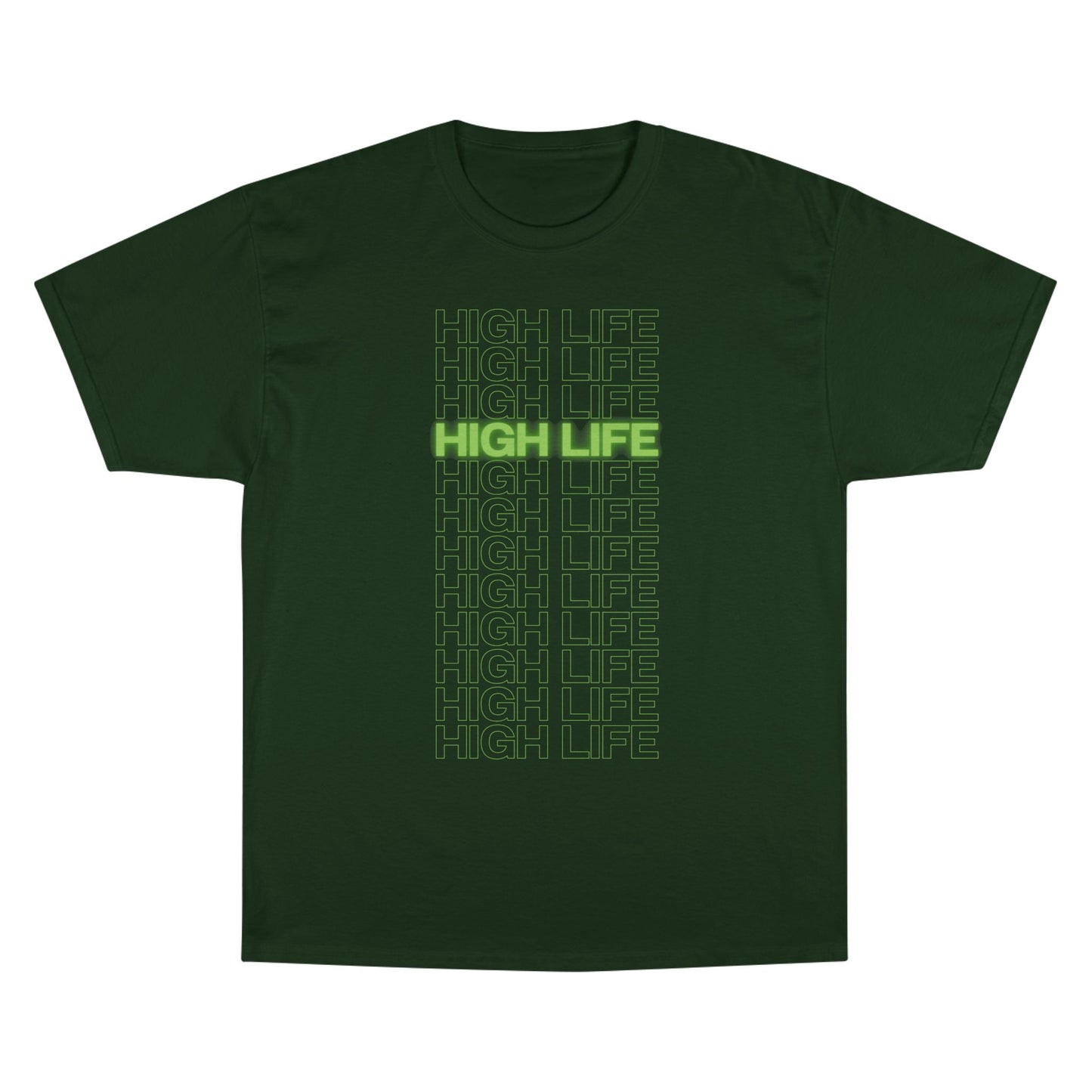 High Life Champion T-Shirt, Casual Wear, Streetwear, Gift for Him/Her, Summer Style