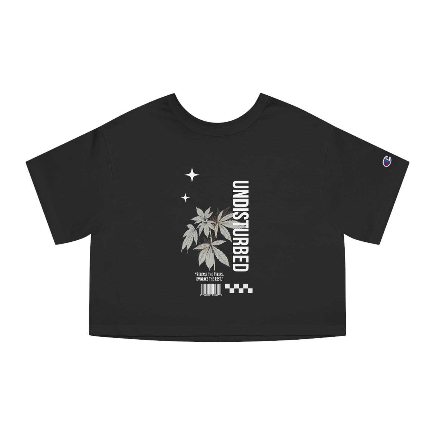 Undisturbed Champion Women's Heritage Cropped T-Shirt - Sublime Elevation