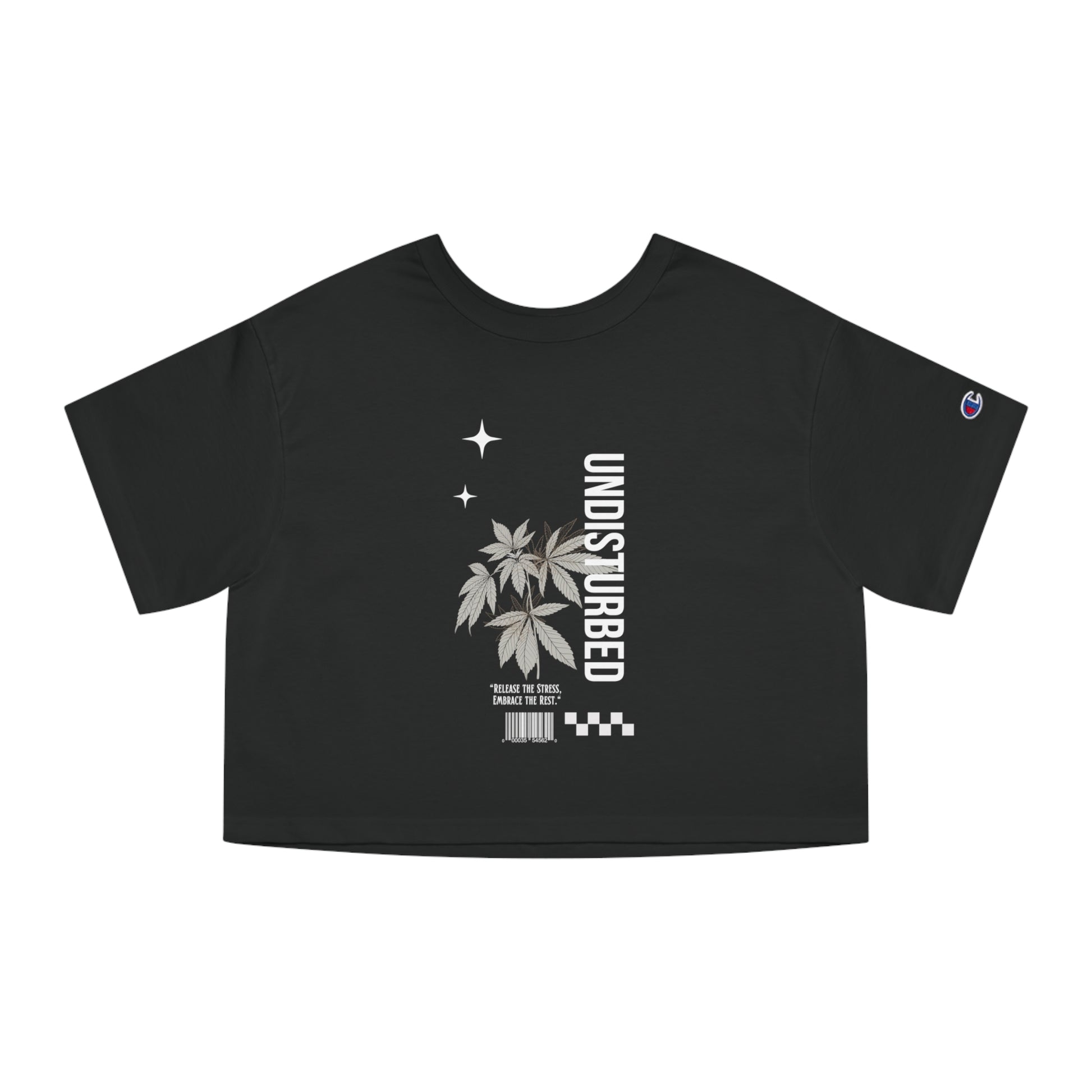 Undisturbed Champion Women's Heritage Cropped T-Shirt - Sublime Elevation