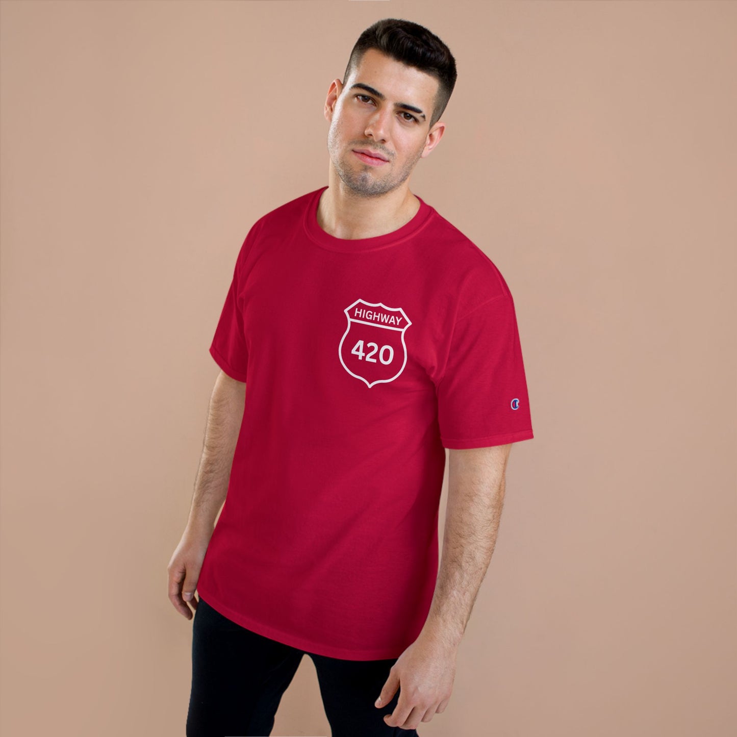 Retro Highway 420 Champion T-Shirt