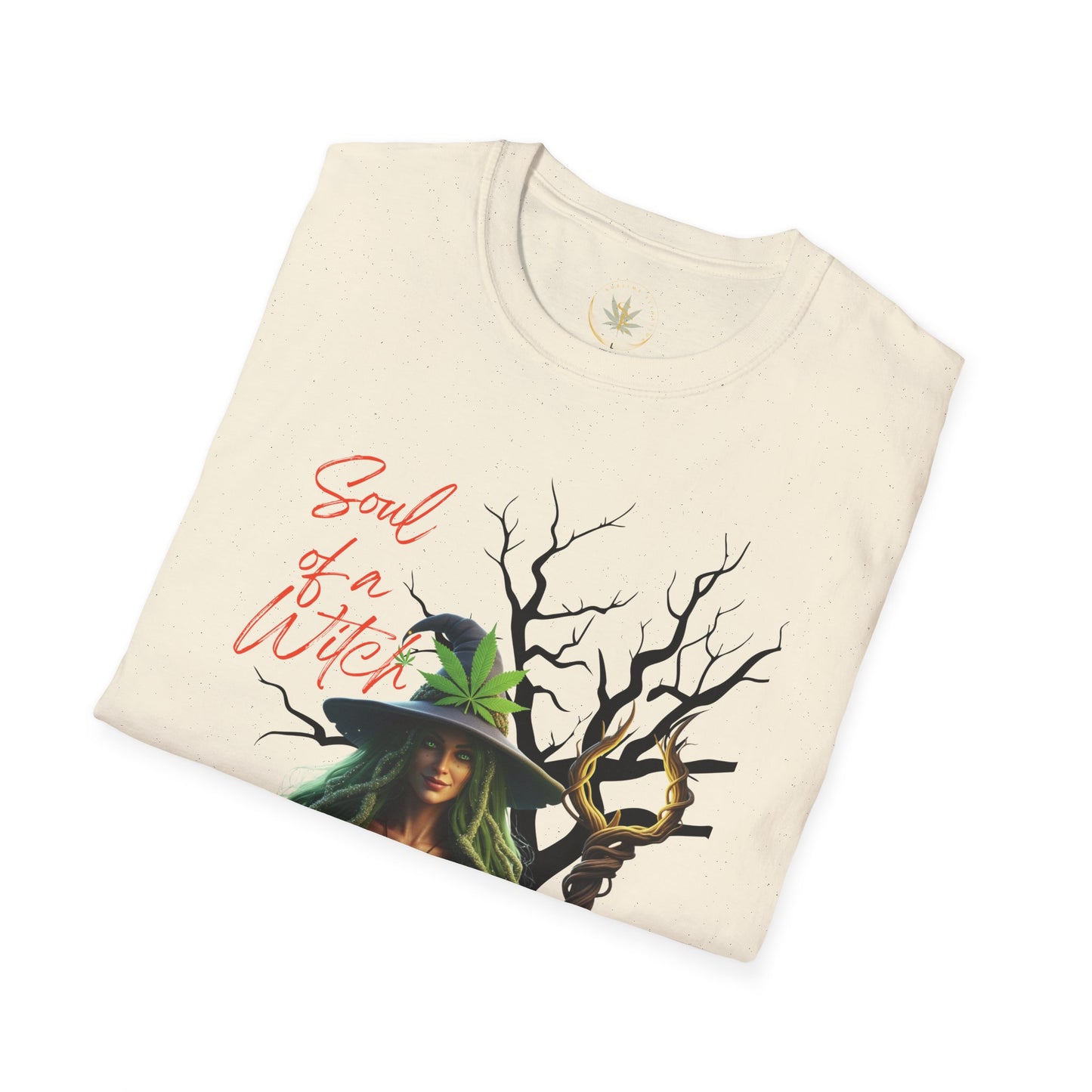 Witchy Graphic Tee: "Soul of the Witch, heart of a Hippie"