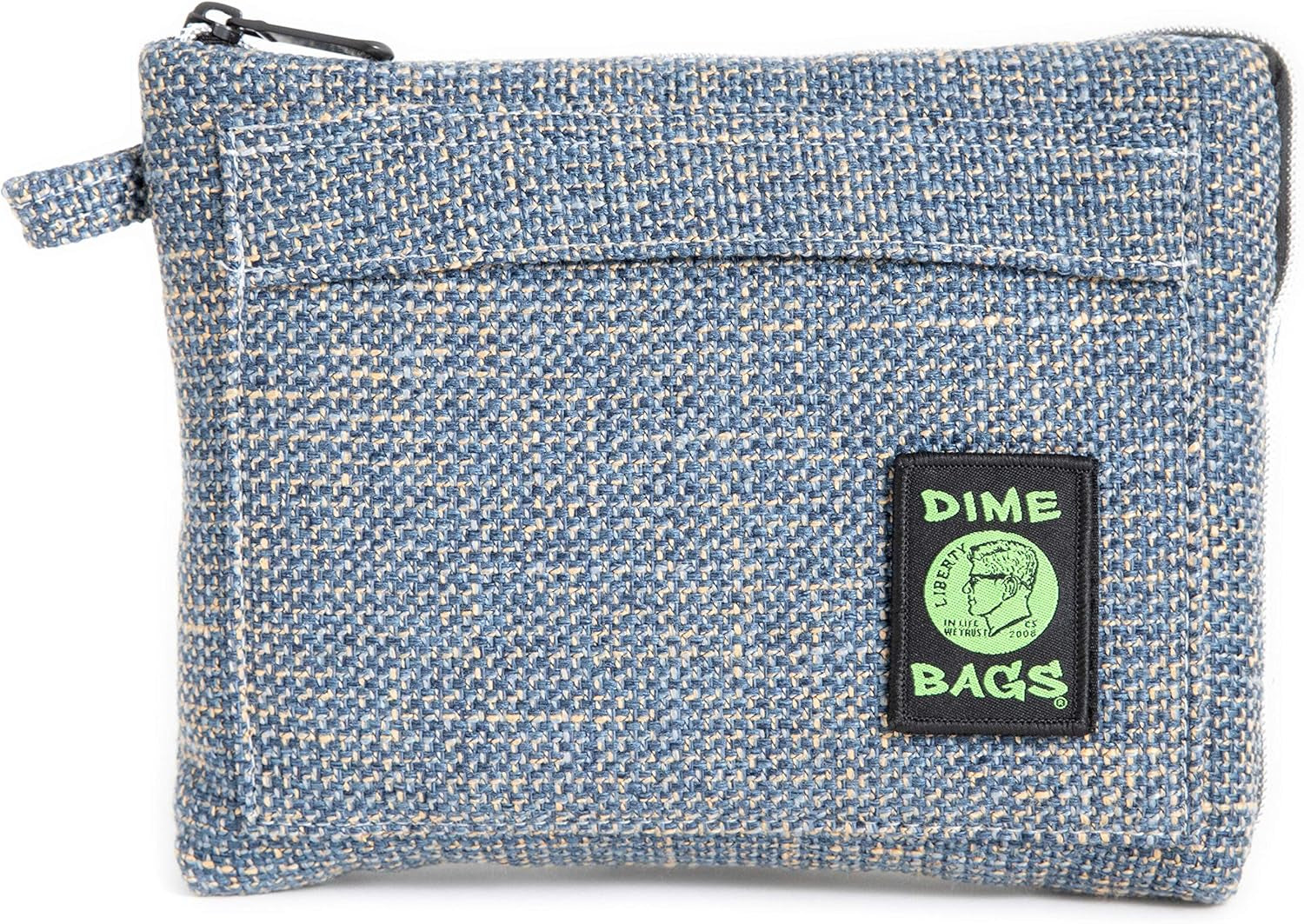 Smell Proof Protective Case with Padded Interior, Durable Hemp-Polyester Fabric, Heavy-Duty Zippers & Interchangeable Patch, Travel & Storage for Fragile Items