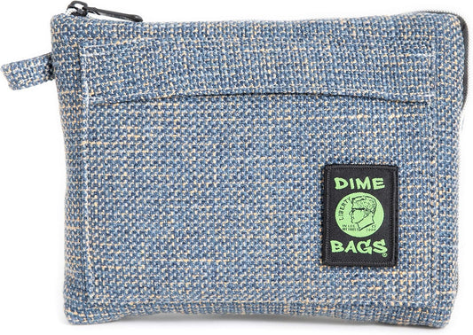 Smell Proof Protective Case with Padded Interior, Durable Hemp-Polyester Fabric, Heavy-Duty Zippers & Interchangeable Patch, Travel & Storage for Fragile Items