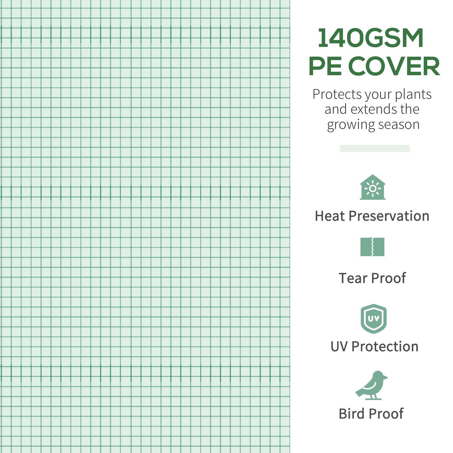11.5' x 10' x 6.5' Walk-in Tunnel Greenhouse, Green House with Zippered Mesh Door, 7 Mesh Windows & Roll-up Sidewalls, Upgraded Gardening Plant Hot House with Galvanized Steel Hoops, Green - Sublime Elevation