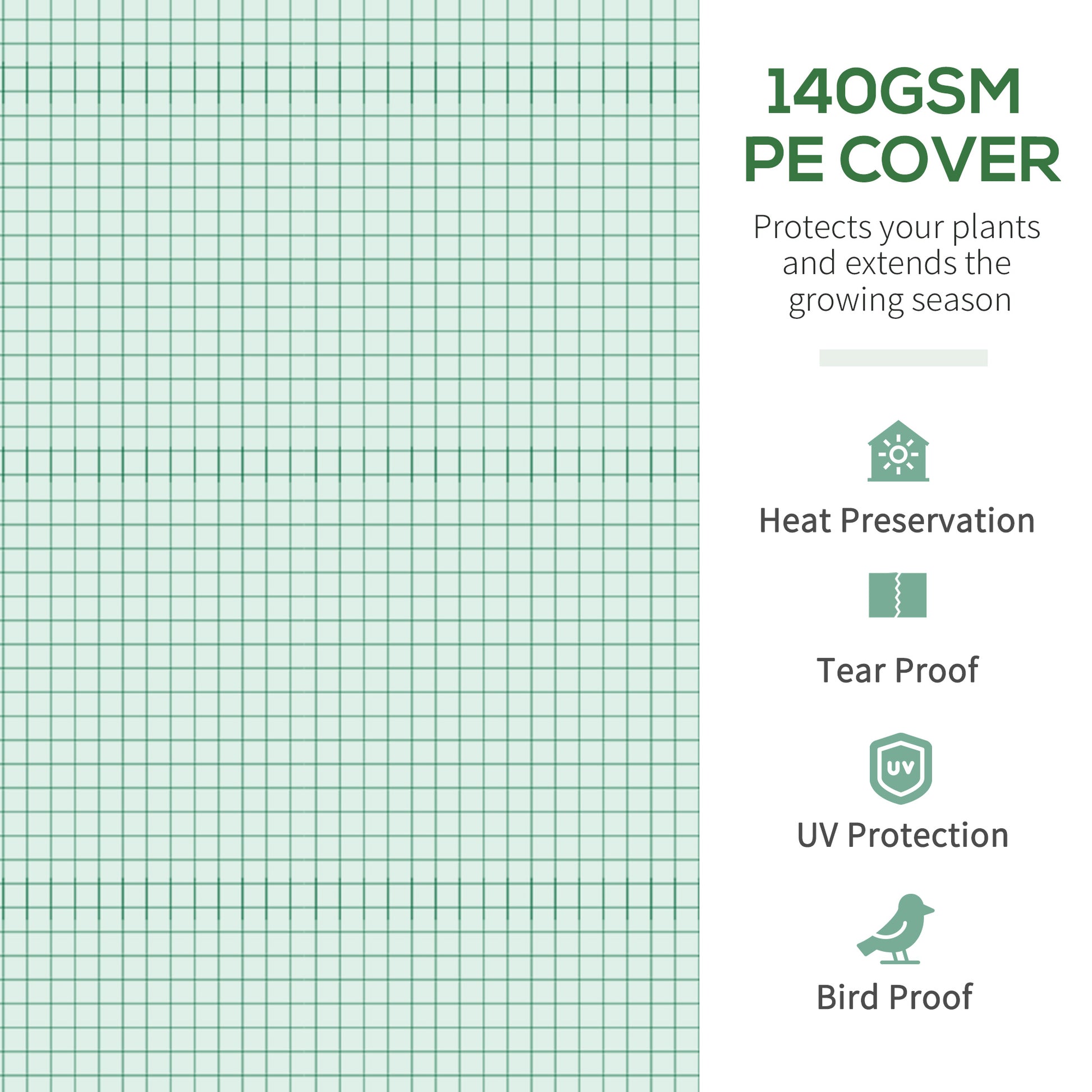 11.5' x 10' x 6.5' Walk-in Tunnel Greenhouse, Green House with Zippered Mesh Door, 7 Mesh Windows & Roll-up Sidewalls, Upgraded Gardening Plant Hot House with Galvanized Steel Hoops, Green - Sublime Elevation