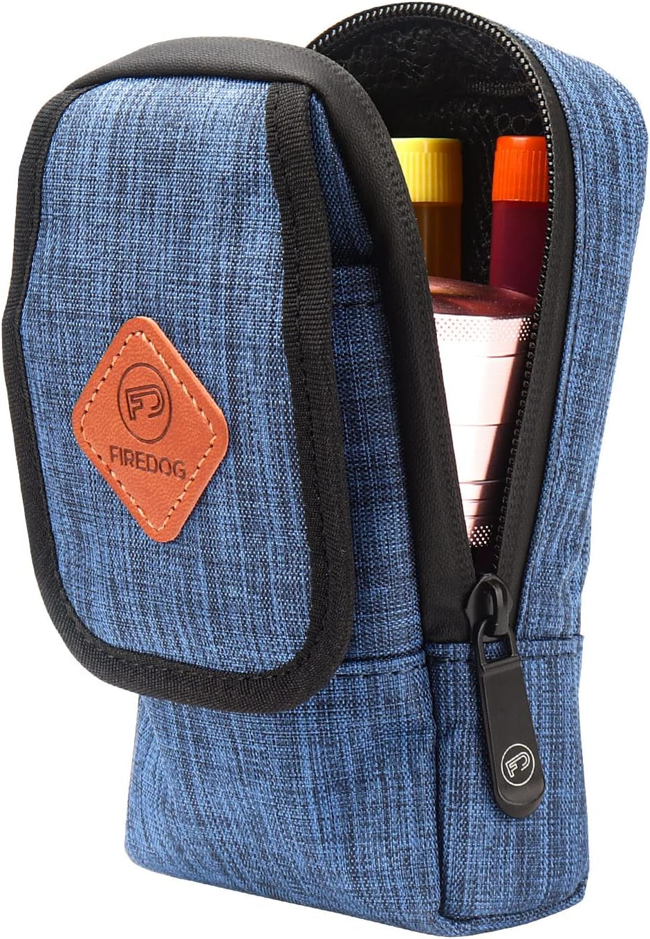 Smell Proof Bag, Odor Proof Pouch Dog Tested Mini Stash Crossbody Bags for Travel Storage(Bright Blue)